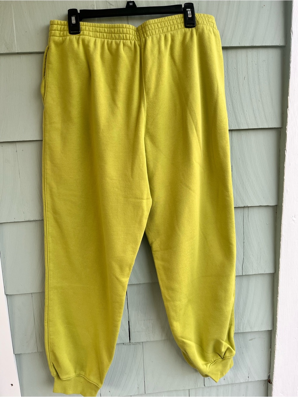Women's High-Rise Lime Green Jogger Sweatpants